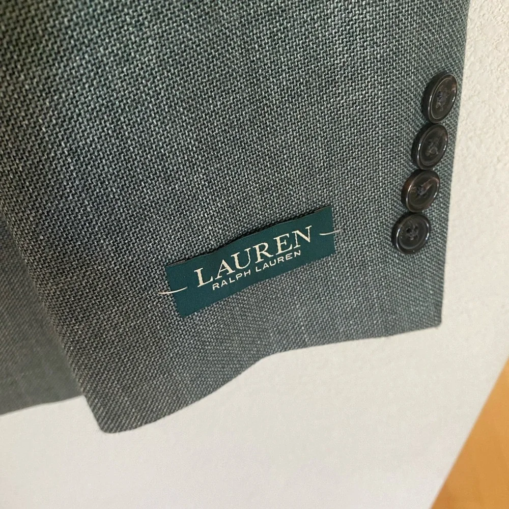 Lauren Ralph Lauren Lexington Sportcoat, Sage Basketweave, Classic Fit, Size 40R
